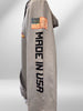 CA Logo American Flag Grey Hoodie Heavy Weight