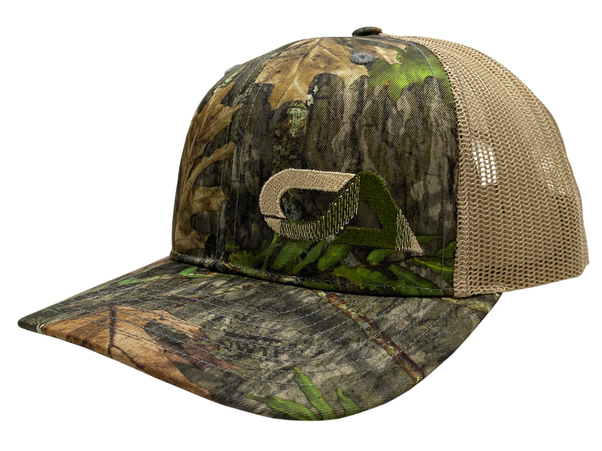 Acne Studios Carliy Mossy Oak Hat in Brown CHN7700-MOOB-Front.png?v=  main image 2