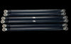 We produce a quality solid Billet aluminum radius rod to replace the weak factory pieces.  Our rods are machined from a solid piece of 1.25 Billet hex aluminum. That's right one and a quarter inch of solid Billet aluminum. These rods are larger than majority of similar products on the market, and sure to stand up to the abuse.