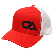 CA Tech USA Logo Snapback Hat - Red / White
