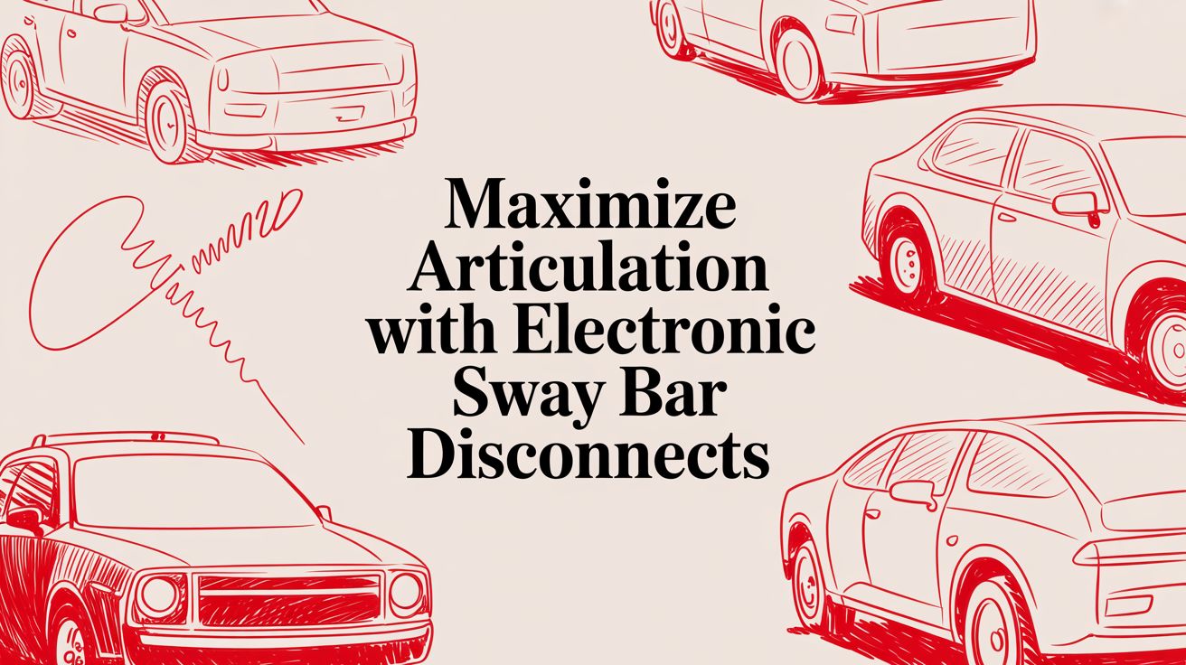 Maximize Articulation with Electronic Sway Bar Disconnects
