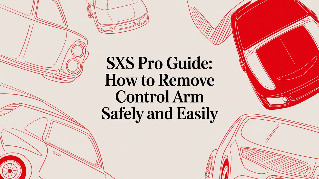 SXS Pro Guide: how to remove control arm Safely and Easily