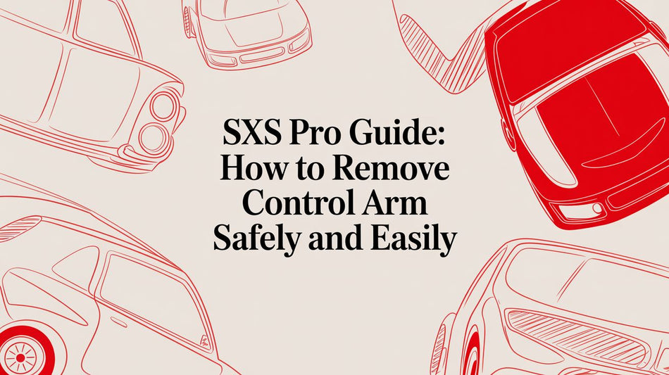 SXS Pro Guide: how to remove control arm Safely and Easily – CA Tech USA