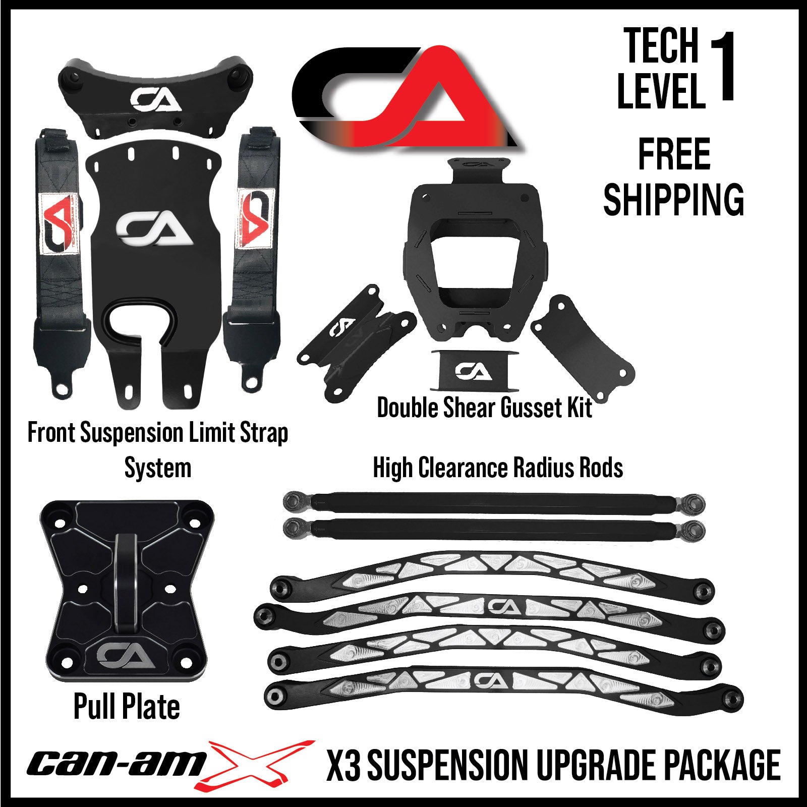 Can-Am X3 Suspension Kit Level 1