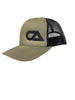 CA Tech USA Logo Snapback Hat - Green / Black