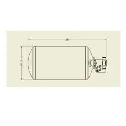 Zero 360 FIA 3.0kg FK 5-1-12 Stored Pressure Electric System