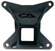 Honda Talon Hitch Receiver Plate is made from ¼” inch Laser Quality HRPO Steel and receives a 2” hitch tube. The fully welded bracing design gives it the strength to take a beating over and over. Powder coated to protect from rust and corrosion. Easy installation.  Fits All Honda Talon models Receives a 2” Hitch Tube