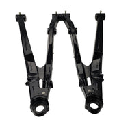 Can-Am Maverick X3 Upper Boxed Control Arms are laser cut from 4130 chromoly then CNC broke for quality and accuracy. Comes complete with 25% larger bushings installed to decrease wear and increase bushing life. Made with TIVAR® a high quality UHMW-PE material and is resistant to most all chemicals and conditions. 