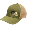 CA Tech USA Logo Hat Green / Khaki