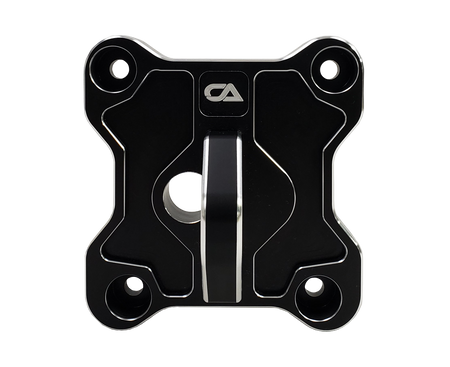 Polaris RZR XP1000 / Turbo Pull Plate / Radius Rod Plate Our Pull plate is machined from a solid piece of aircraft grade 6061 T-6 1.5"x 8" Aluminum bar stock. We then machine both pieces, send them out for anodize and then round all of our corners to give it a look that really pops and will wow anyone